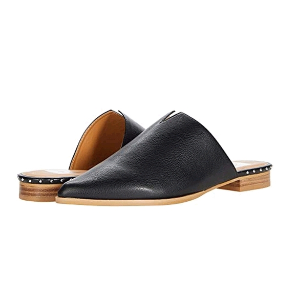 NEW Dolce Vita  Stacked Heel Leather Mule - Picture 3 of 8